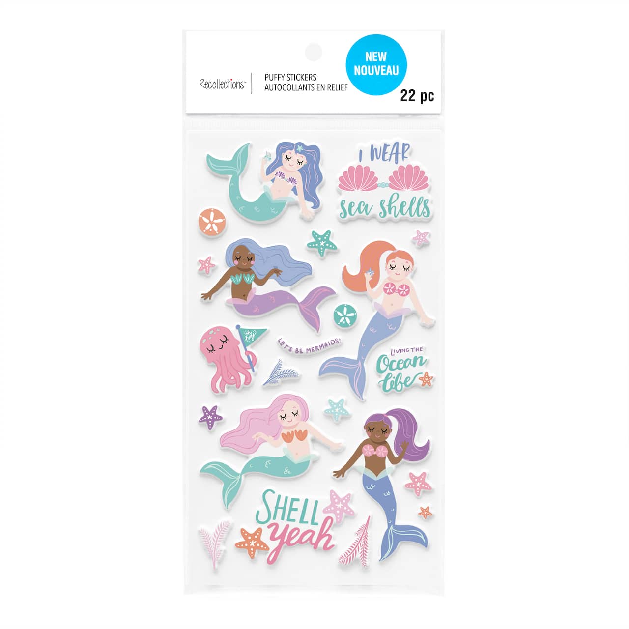 Mermaids Puffy Stickers by Recollections™